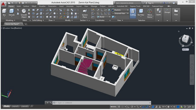 Mimari Çizim (Autocad, 3ds Max programı)